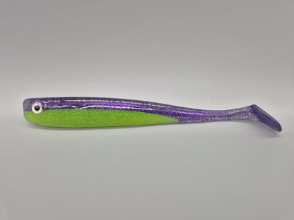 Top-Baits by MK | Nilu-Shad 12cm | Purple Chart Glitter