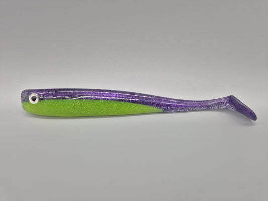 Top-Baits by MK | Nilu-Shad 10cm | Purple Chart Glitter