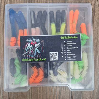 Top-Baits by MK | Trout Worm | Marshmallow | Mix-Pack