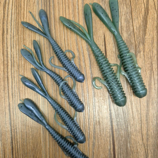 Top-Baits by MK | Dancing Hog Mix-Pack | grey-green