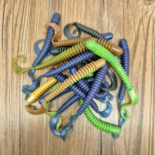 Top-Baits by MK | Mr. Twister 11cm | Mix-Pack 1 (20 Stück)