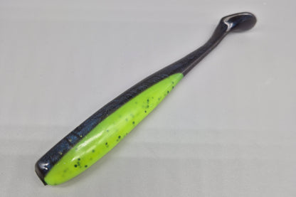 Top-Baits by MK | Nilu-Shad 12cm | Black Chart Shine