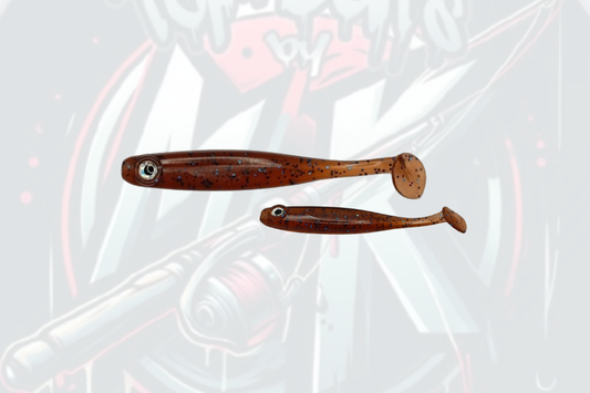 Top-Baits by MK | Easy-Shad+ 12cm | Motoroil Blue Flakes