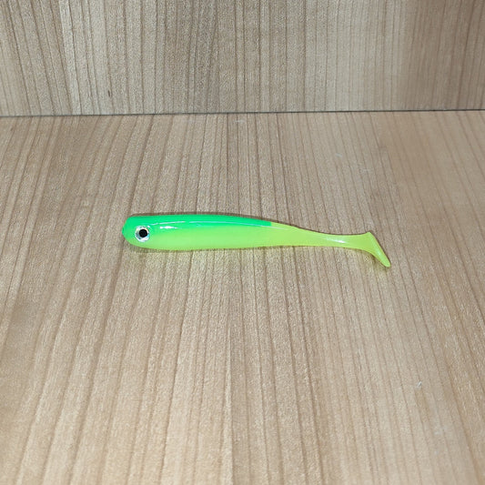 Top-Baits by MK | Nilu-Shad 10cm | Grün-Gelb
