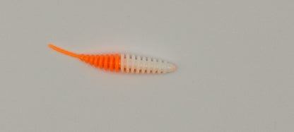 Top-Baits by MK | Rib Worm | 6cm | 8 Stück - Marshmallow