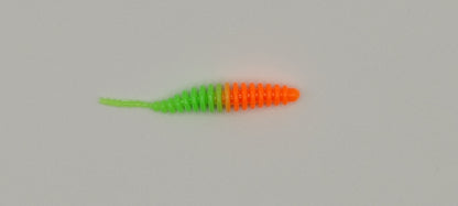 Top-Baits by MK | Rib Worm | 6cm | 8 Stück - Käse
