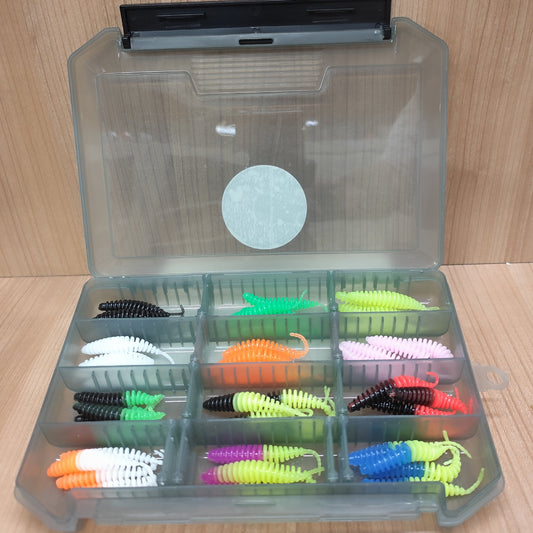 Top-Baits by MK | Rib Worm | 6cm | Testbox