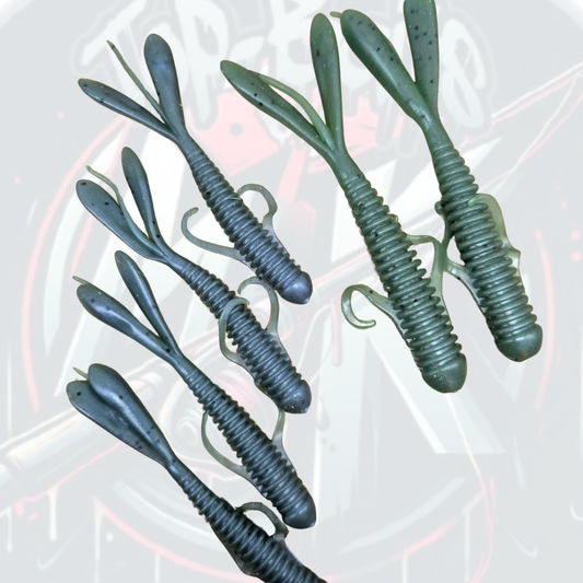 Top-Baits by MK | Dancing Hog Mix-Pack | grey-green