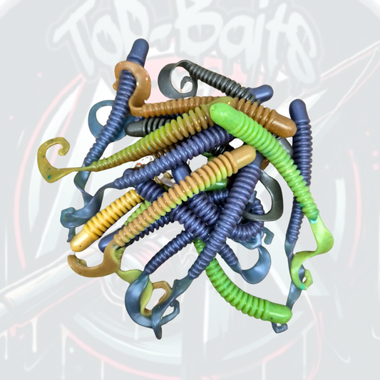 Top-Baits by MK | Mr. Twister 11cm | Mix-Pack 1 (20 Stück)