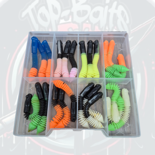 Top-Baits by MK | Trout Worm | Marshmallow | Mix-Pack